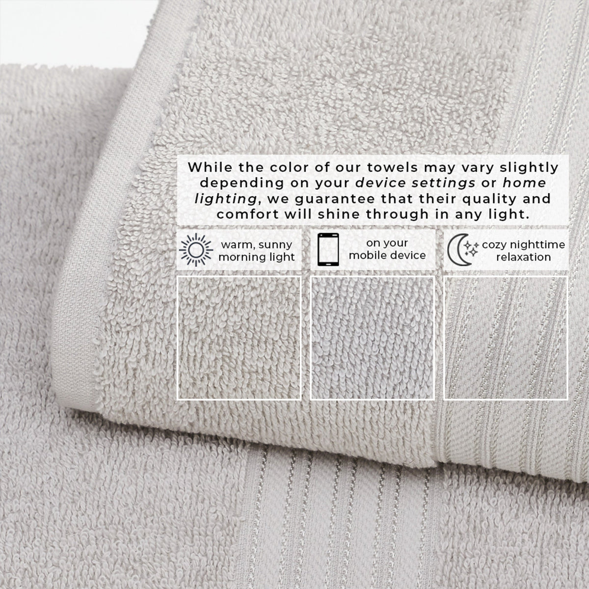 Cotton Terry Bath Towel Set