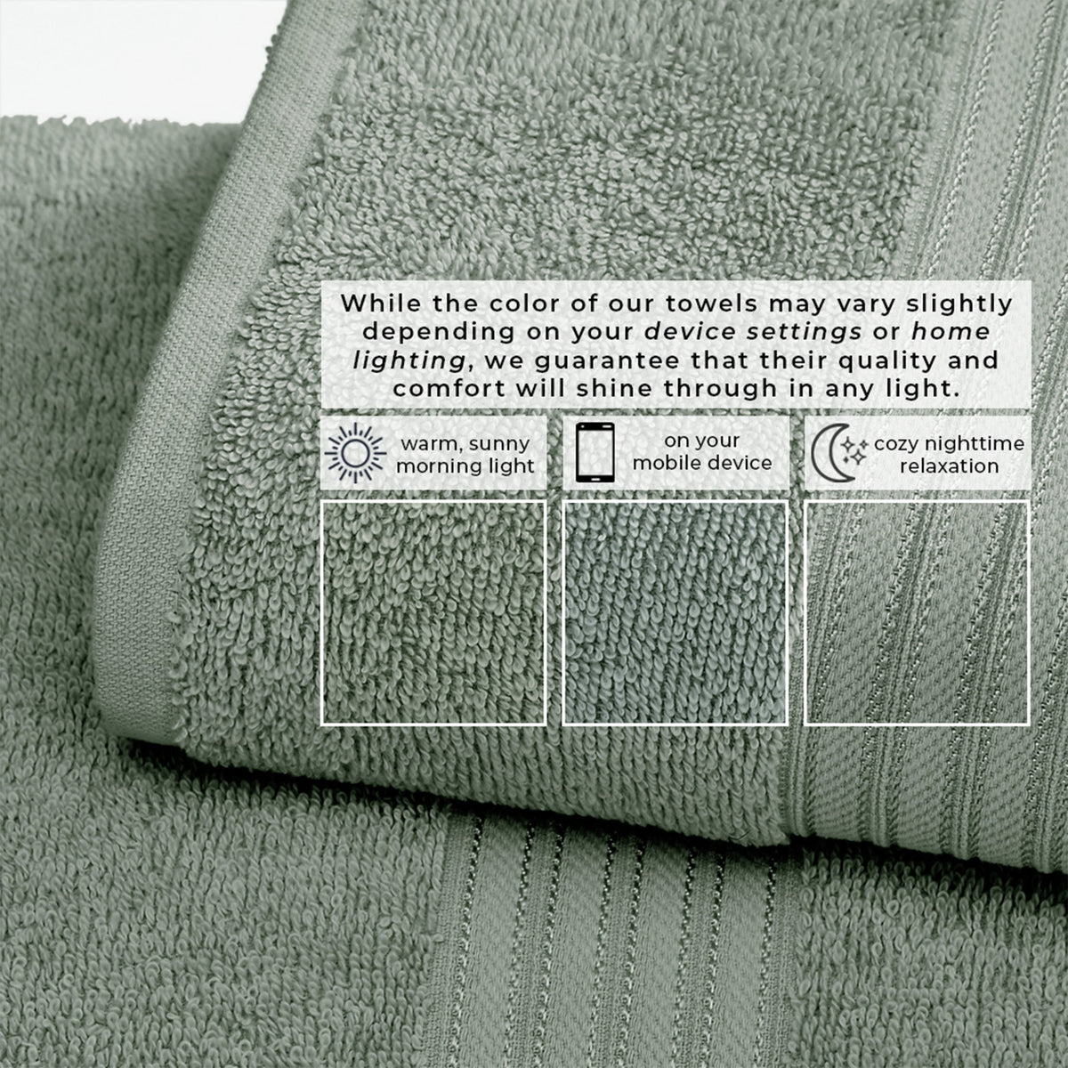 Cotton Terry Bath Towel Set